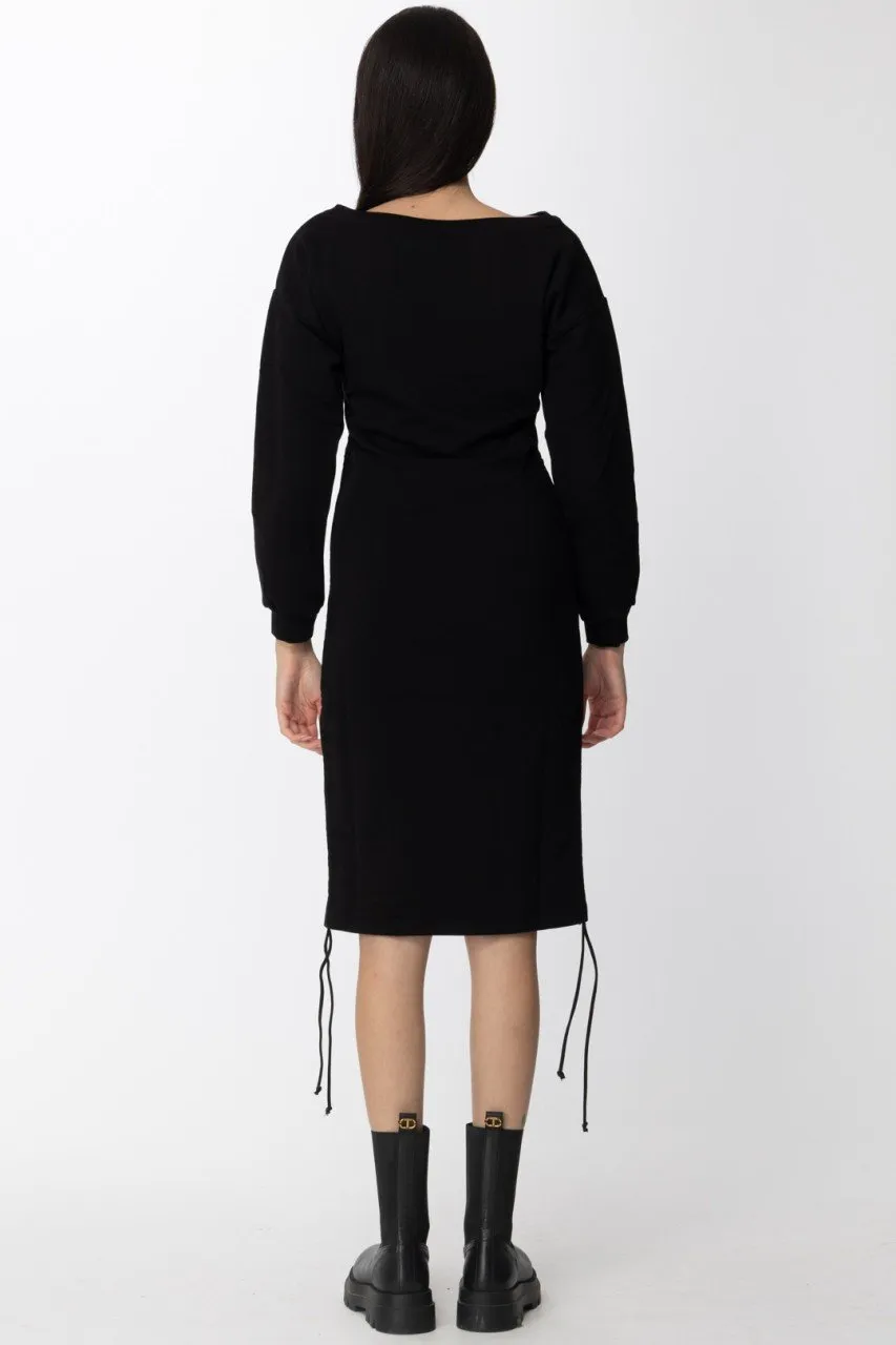 Maxi Abito in felpa Nero
