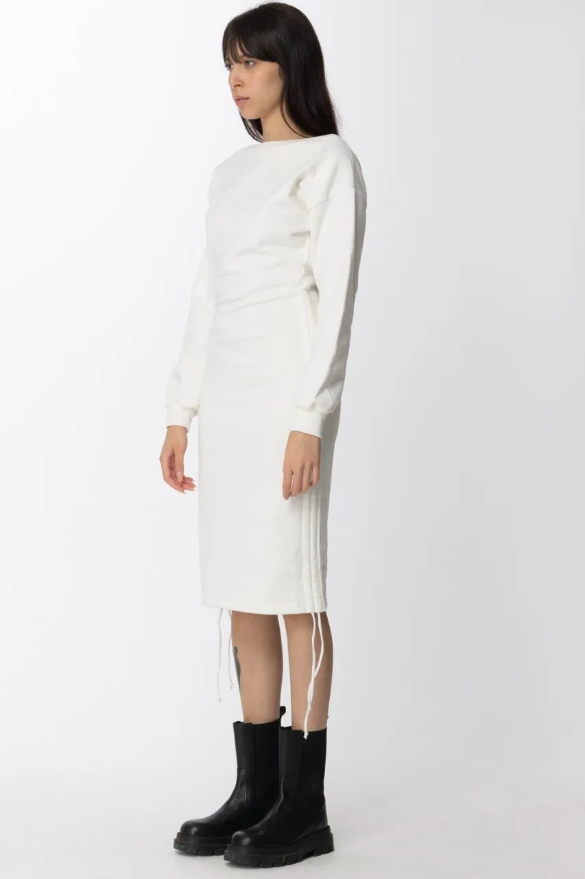Maxi Abito in felpa Offwhite