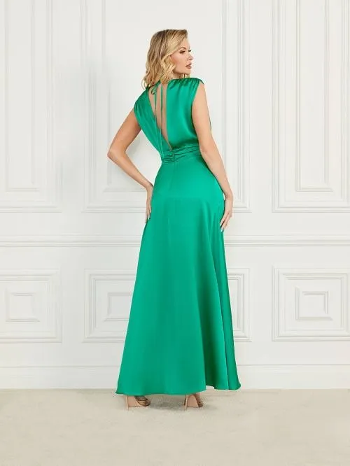 Maxi abito marciano spacco frontale