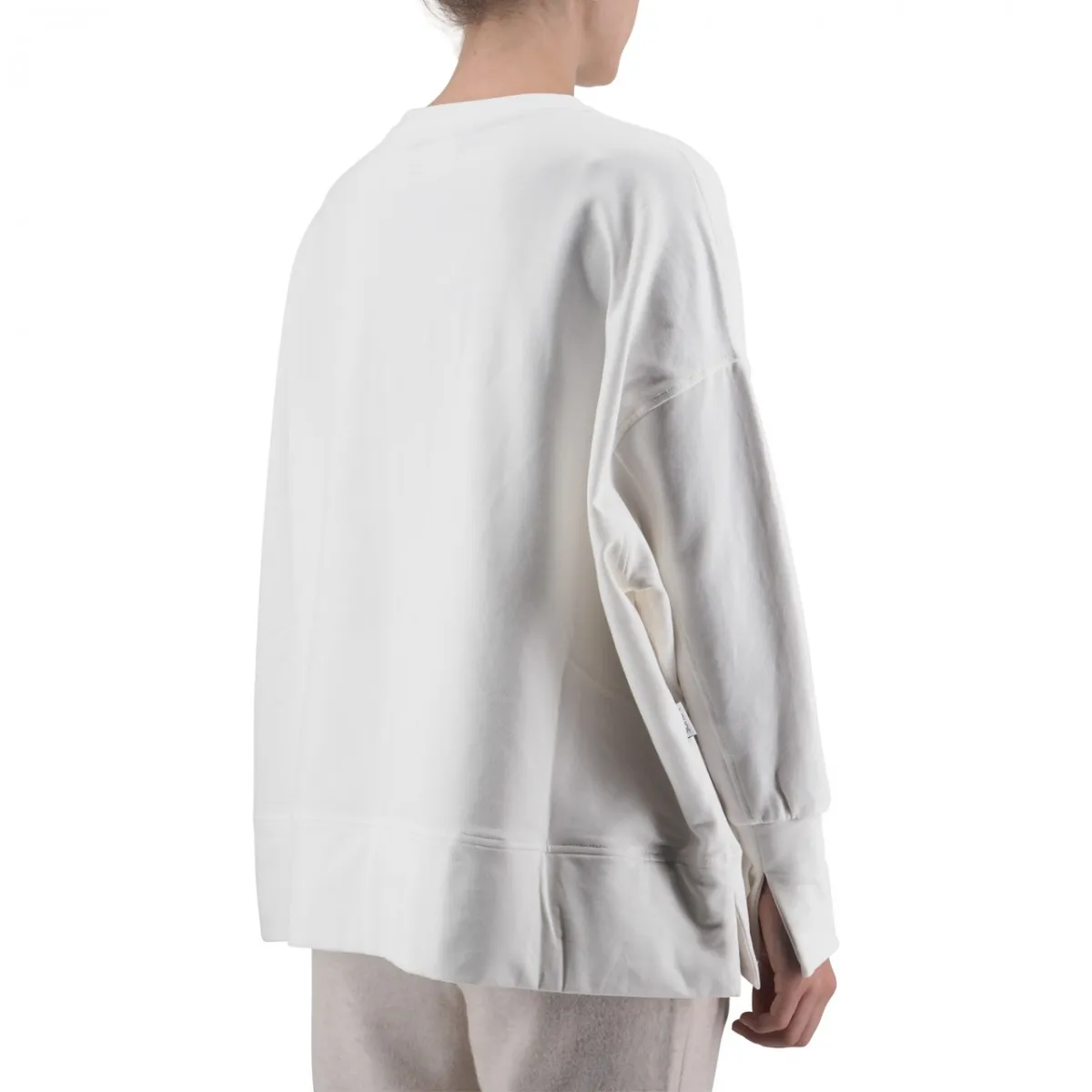 Maxi Maglia In Cotone Girocollo