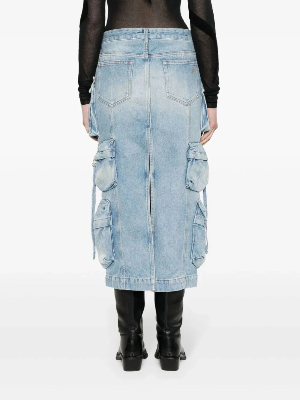 Midi Denim Skirt