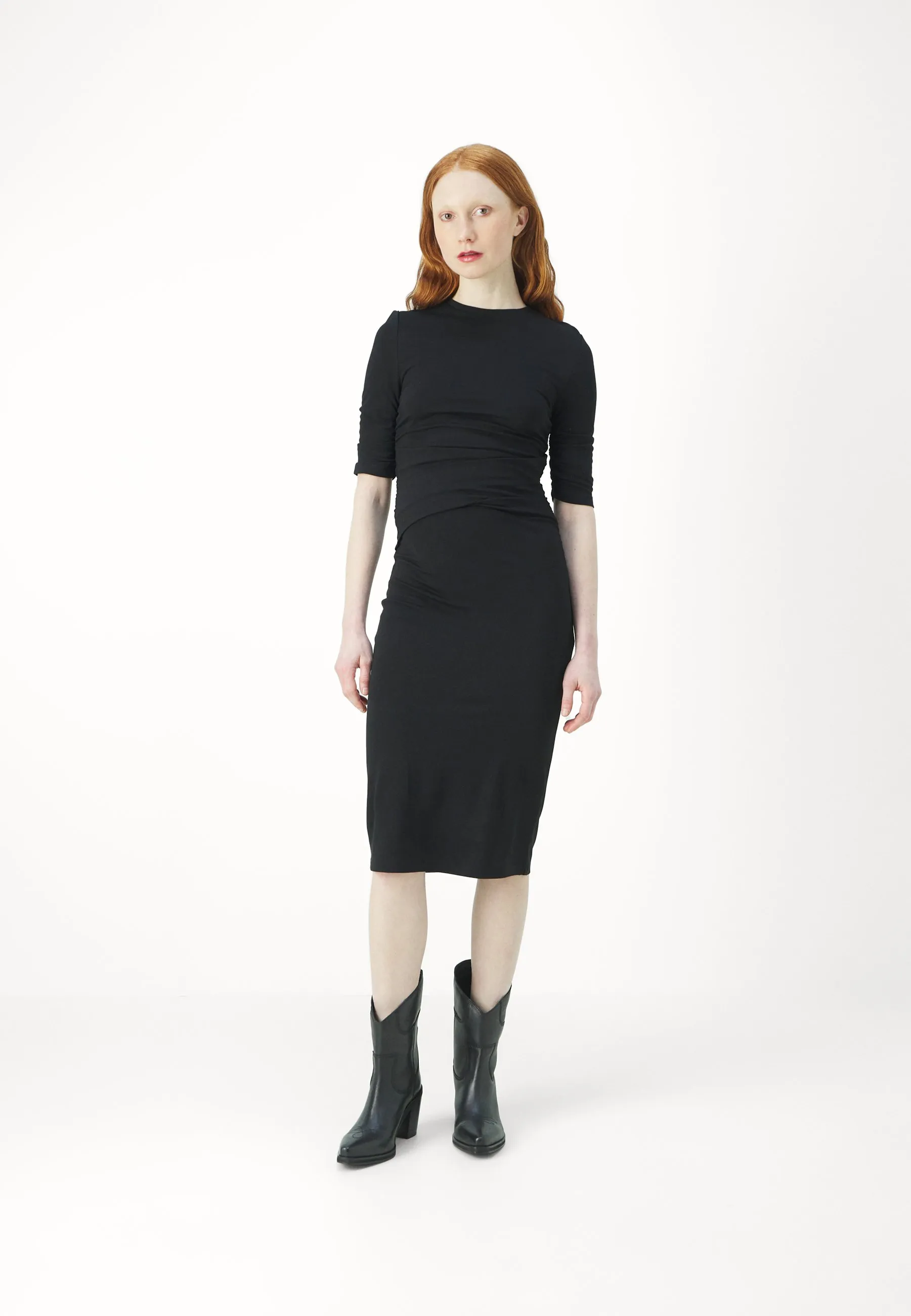MIDI DRAPED DRESS - Tubino