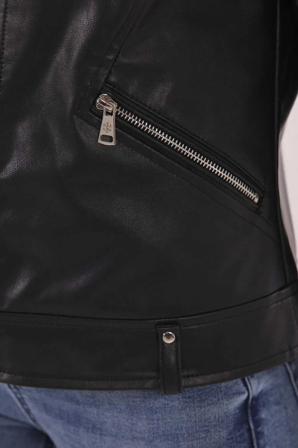 mimi mua  art. PIAI-6446 GIACCHETTO biker IN SIMILPELLE