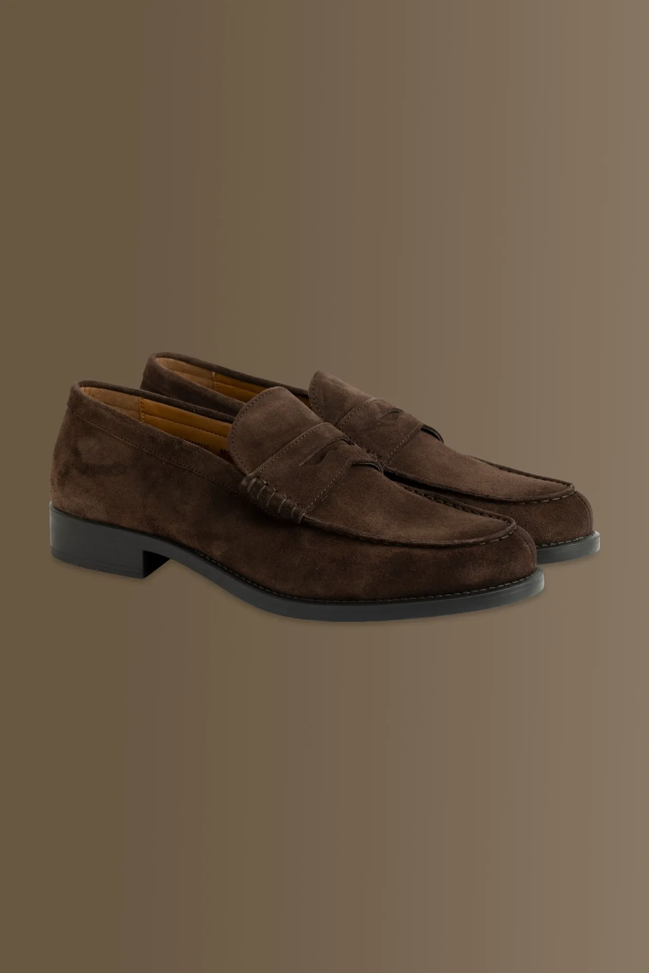 Mocassino uomo in vera pelle scamosciata