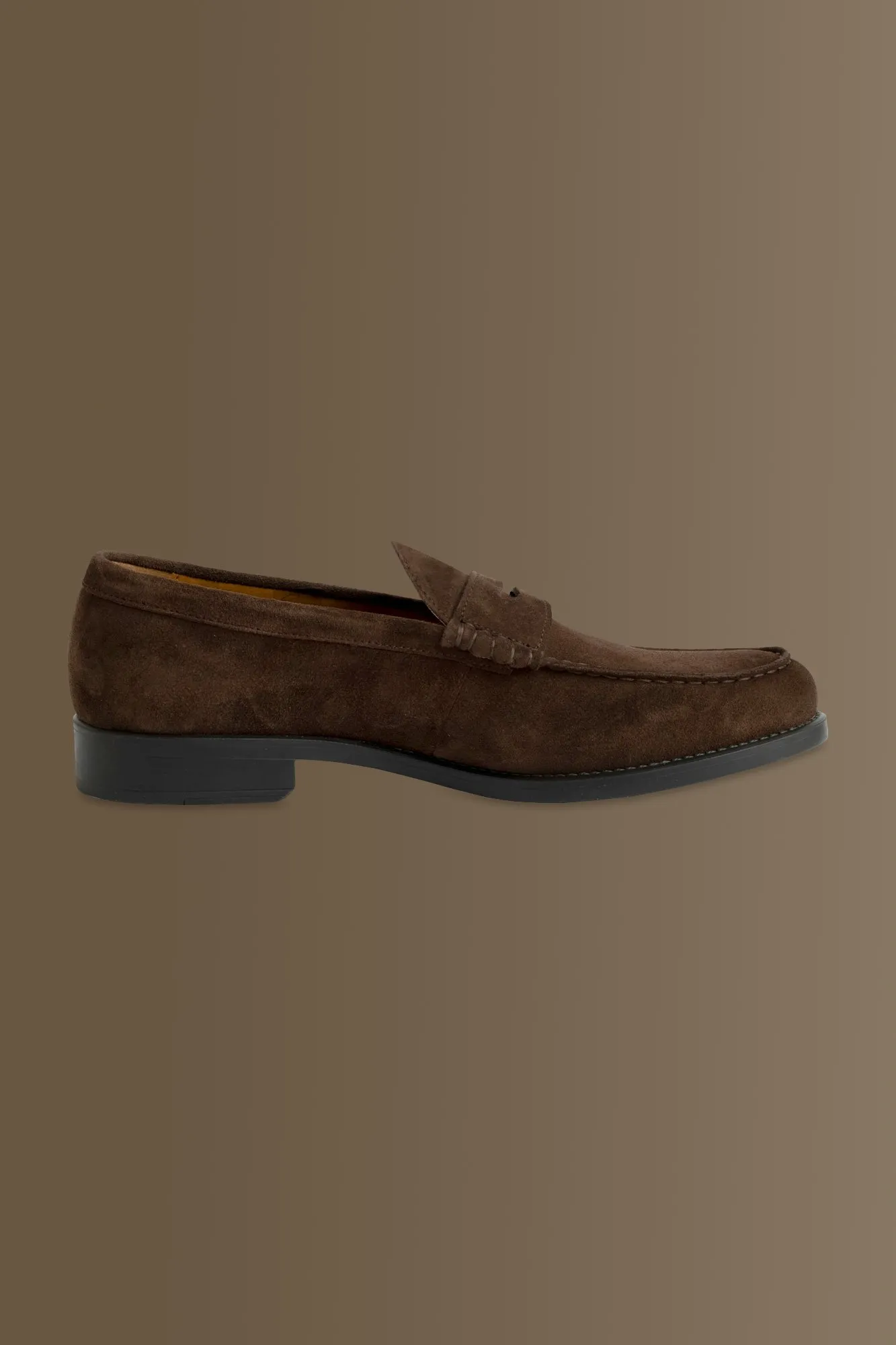 Mocassino uomo in vera pelle scamosciata