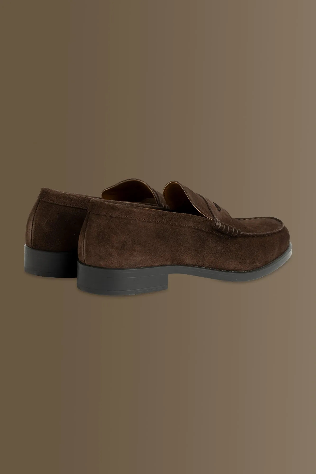 Mocassino uomo in vera pelle scamosciata