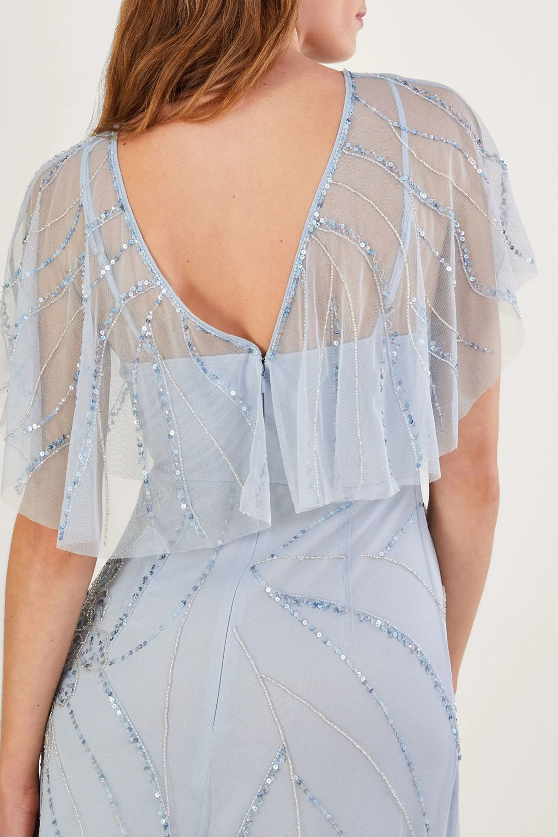 Monsoon Sienna - Abito maxi sostenibile ricamato
