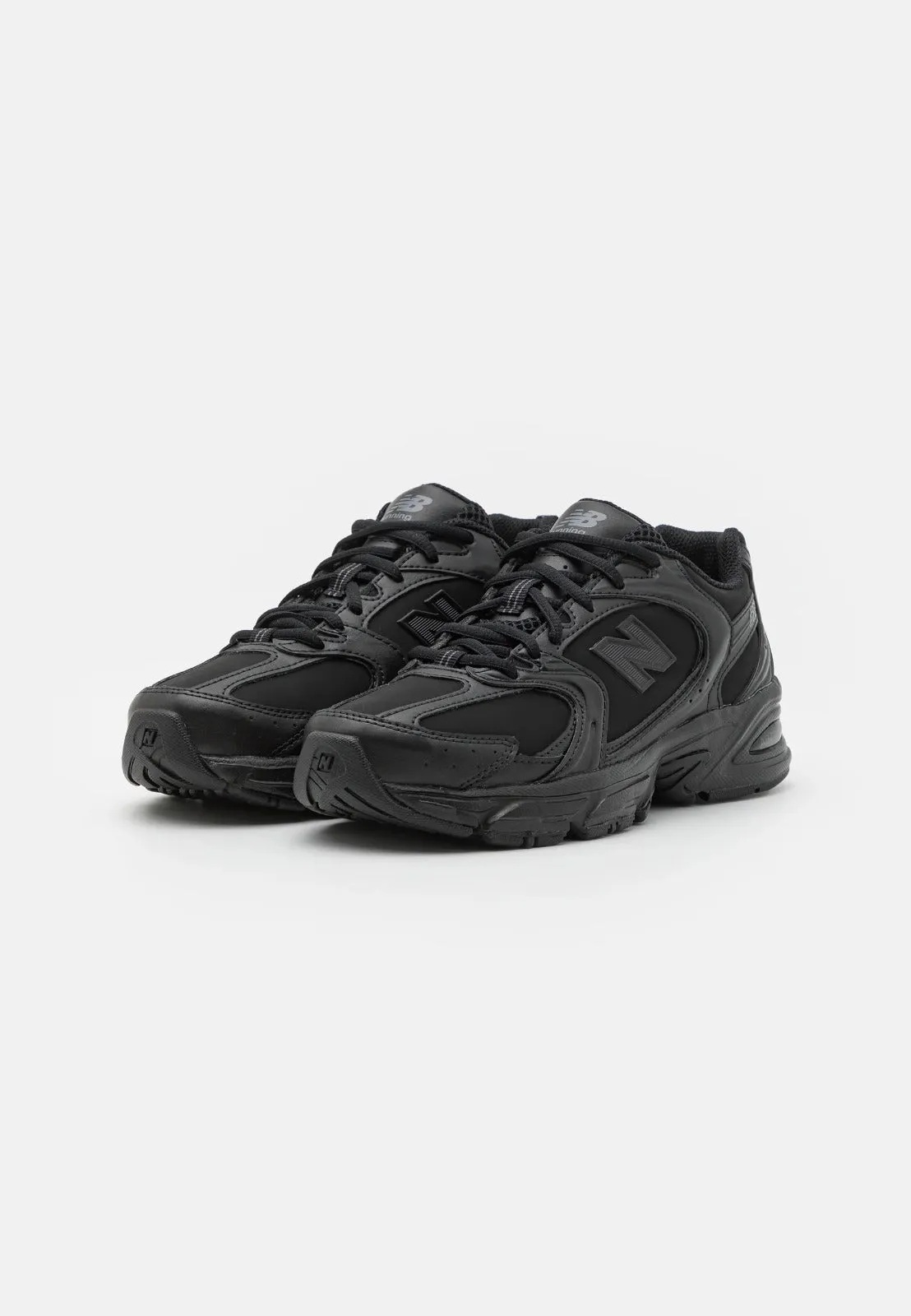 New Balance 530 Total Black Leather