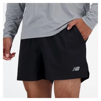 New Balance AC Lined 5inch Shorts Black Men's