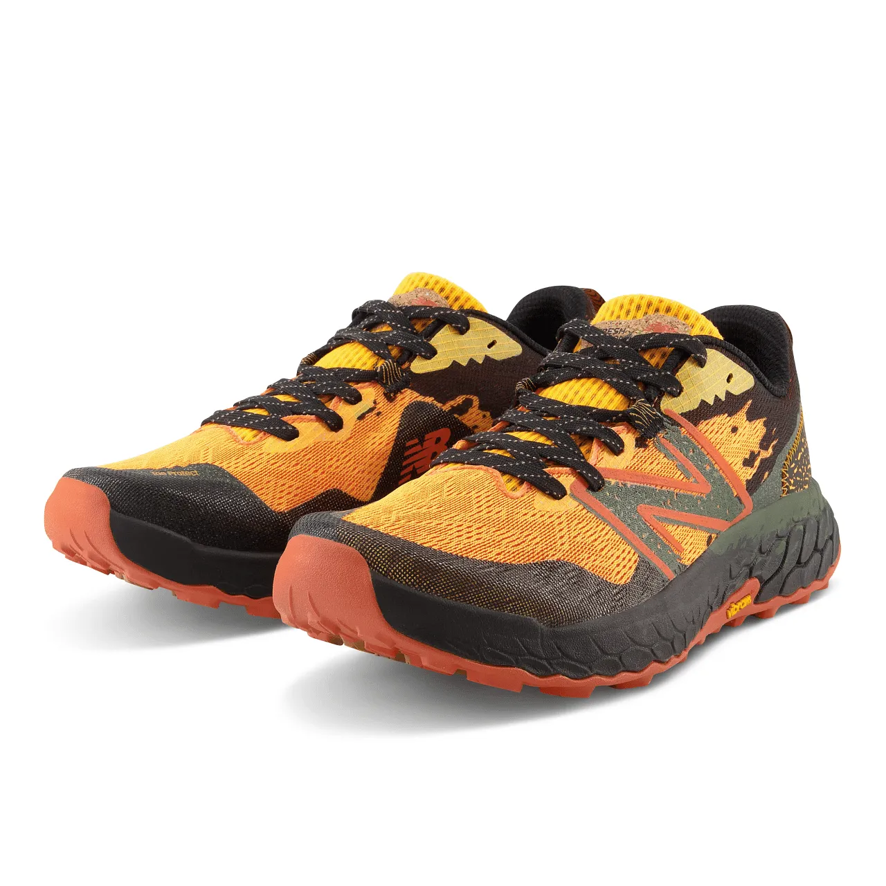 New Balance Fresh Foam X Hierro v7 – Scarpa uomo – Hot marigold black