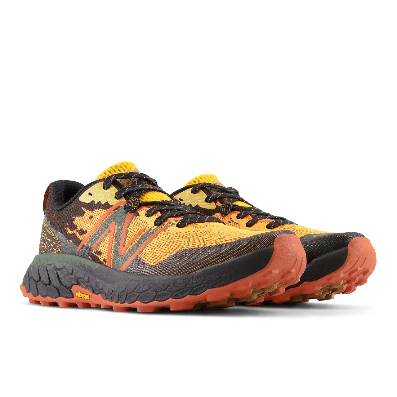 New Balance Fresh Foam X Hierro v7 – Scarpa uomo – Hot marigold black