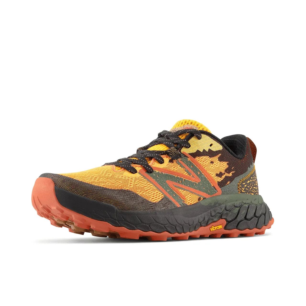 New Balance Fresh Foam X Hierro v7 – Scarpa uomo – Hot marigold black
