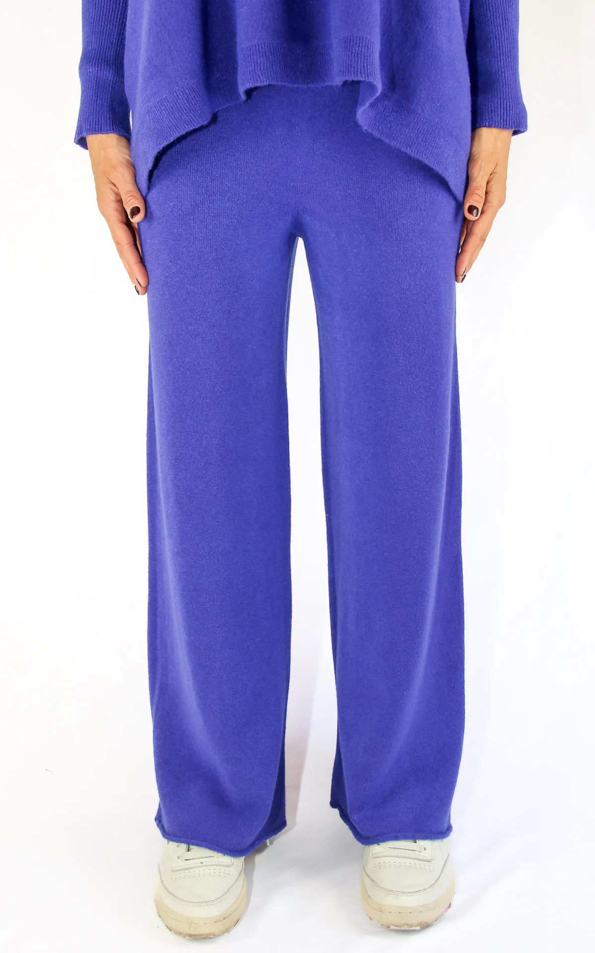 Off-On – pantalone in maglia – viola