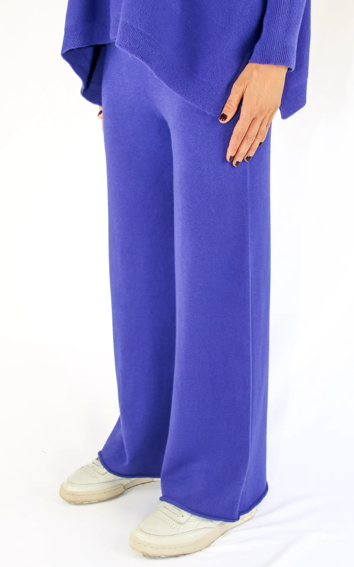 Off-On – pantalone in maglia – viola