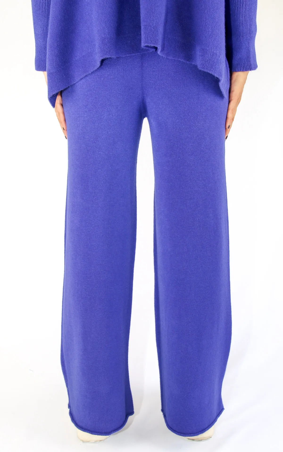 Off-On – pantalone in maglia – viola