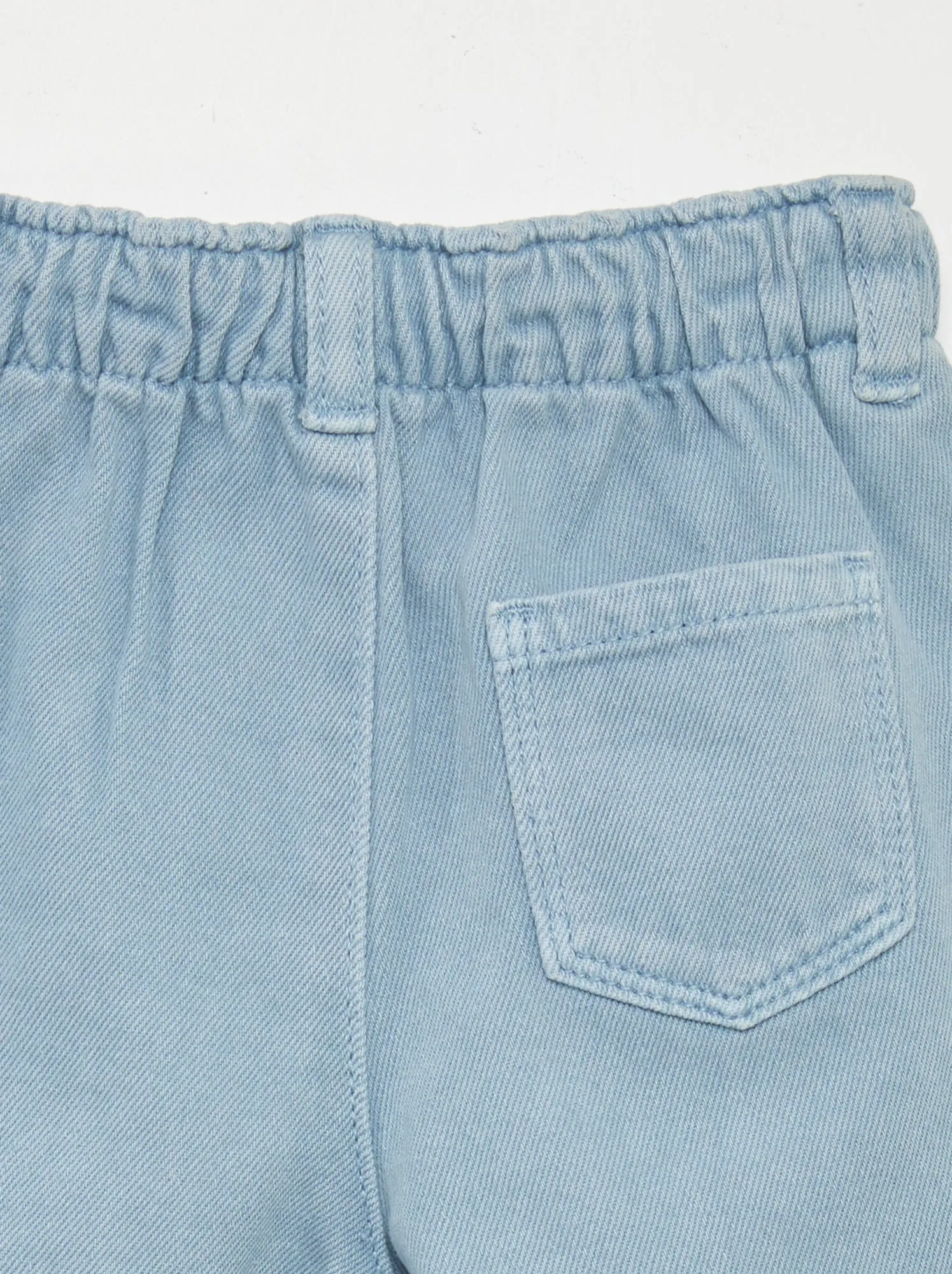 Pantaloni stile paper bag - BLU