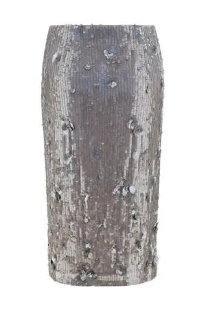 PAROSH Abbigliamento,Gonne Gonna midi Glow grigio seta 