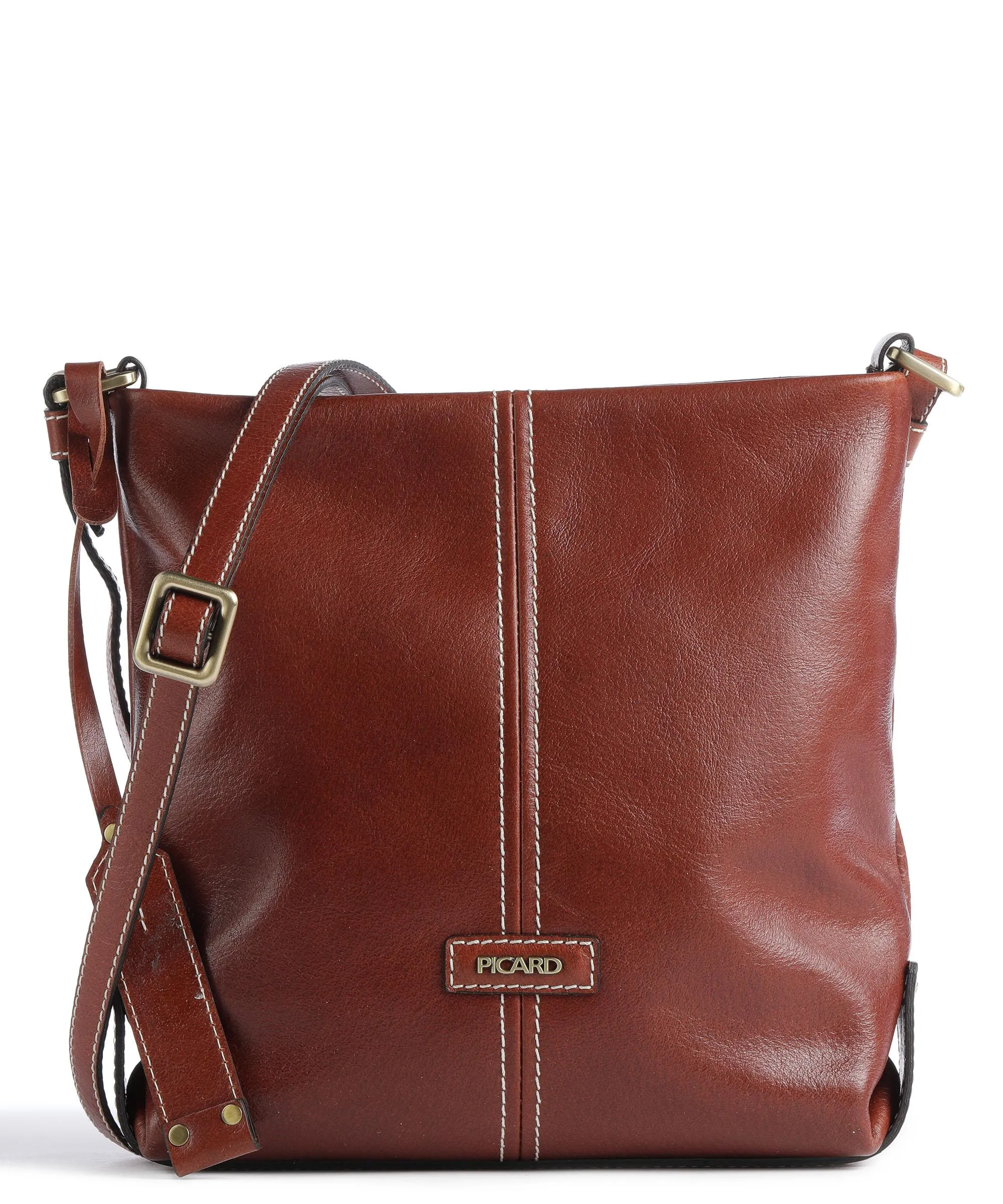  Picard Eternity Borsa a tracolla pelle di bufalo d'acqua cognac  