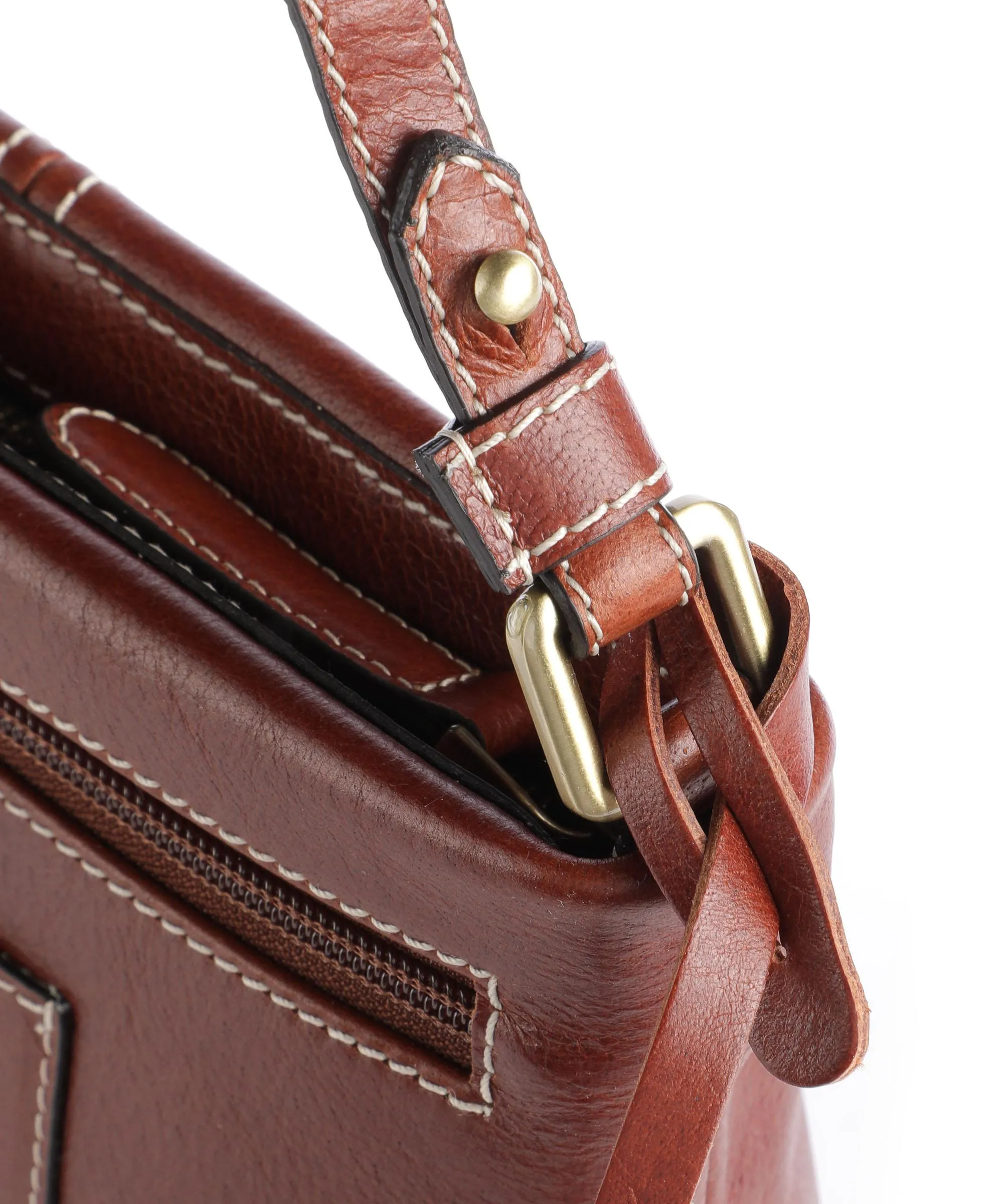  Picard Eternity Borsa a tracolla pelle di bufalo d'acqua cognac  