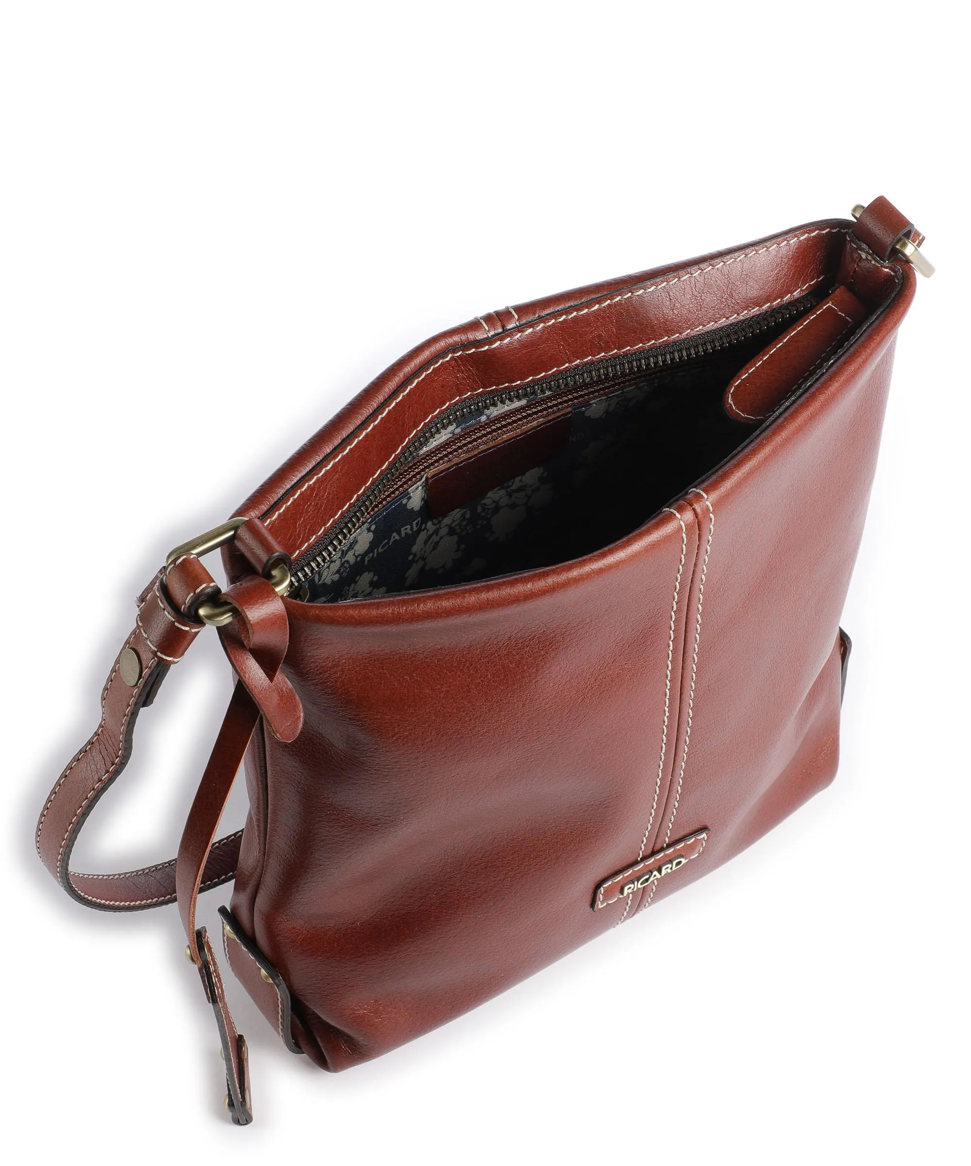  Picard Eternity Borsa a tracolla pelle di bufalo d'acqua cognac  