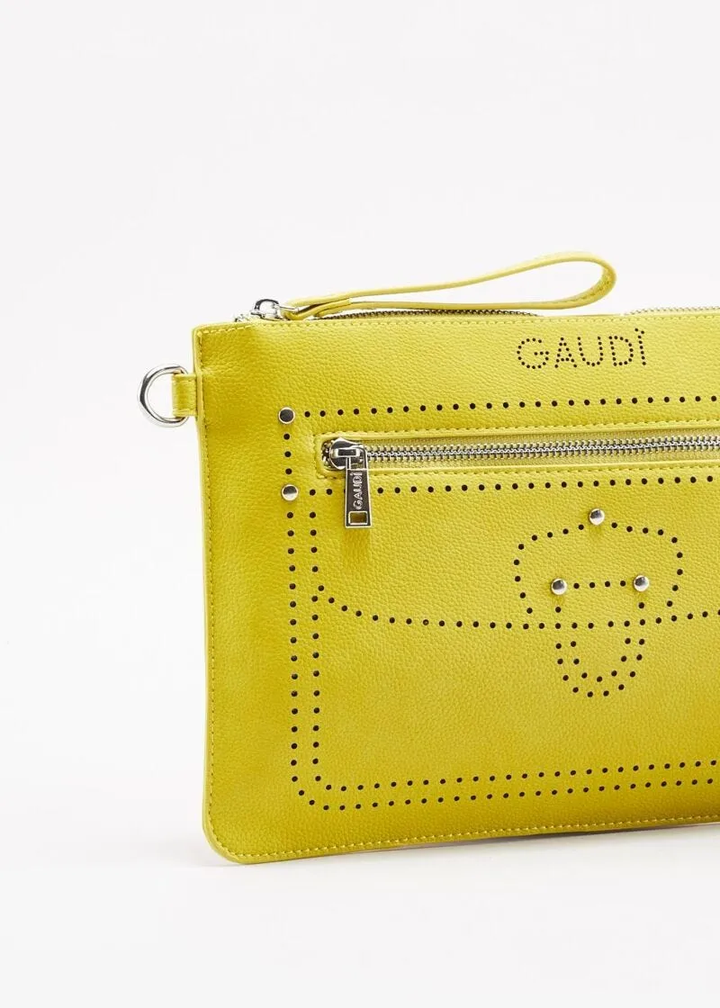 Pochette con decorazioni laser