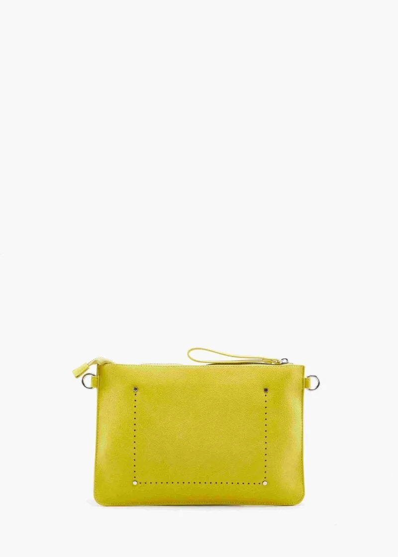 Pochette con decorazioni laser