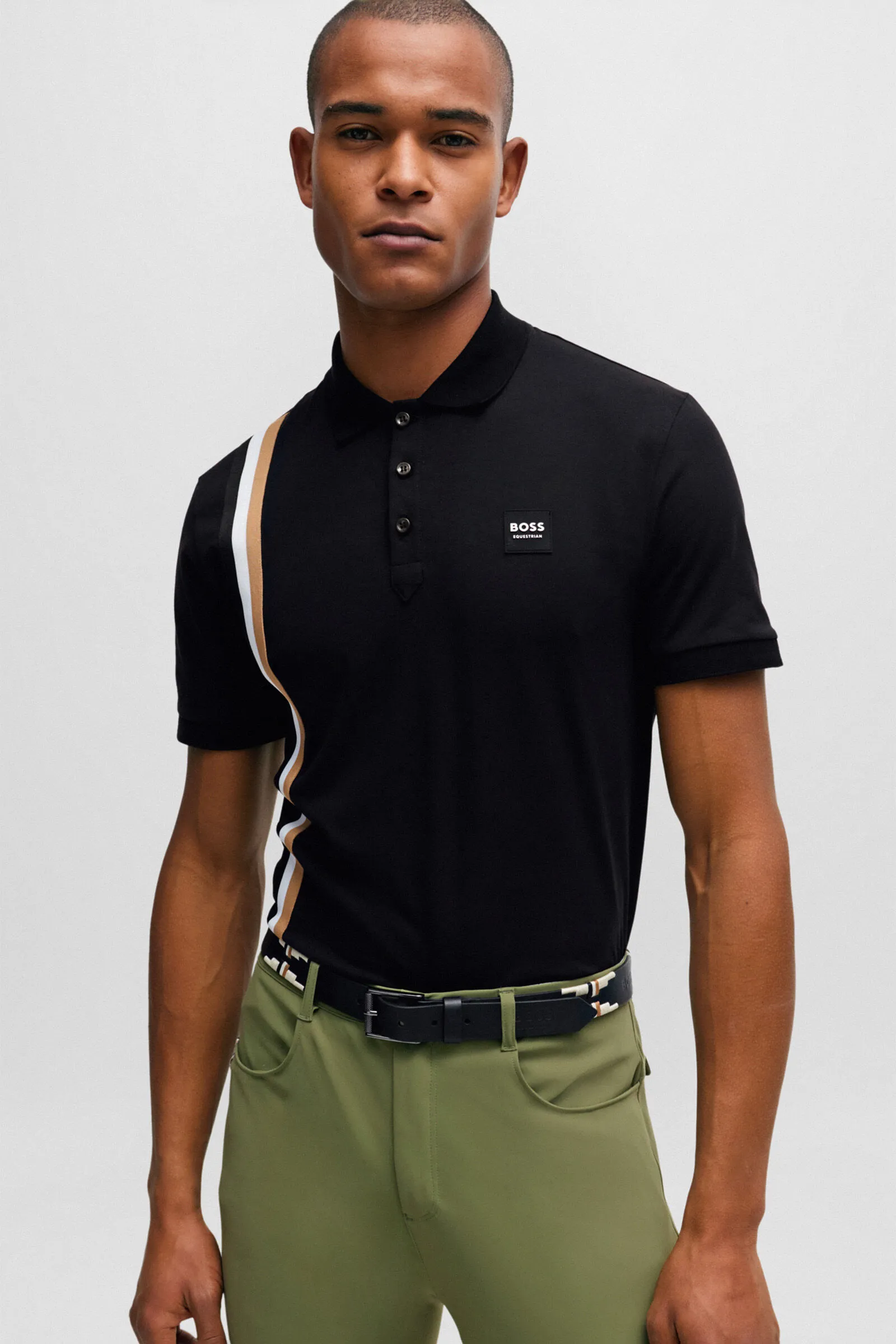 Polo a Righe Boss Glen