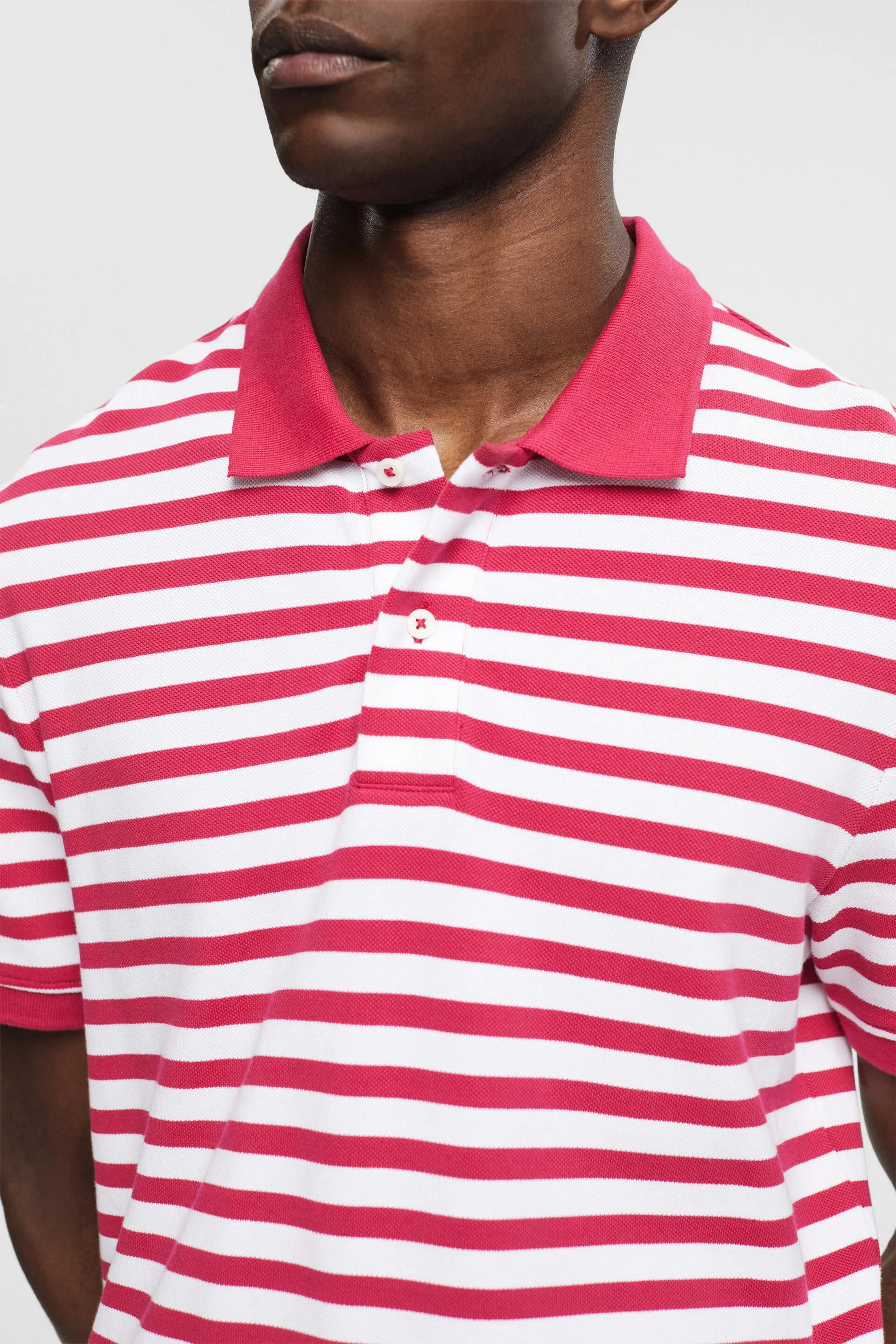 Polo a righe Slim Fit