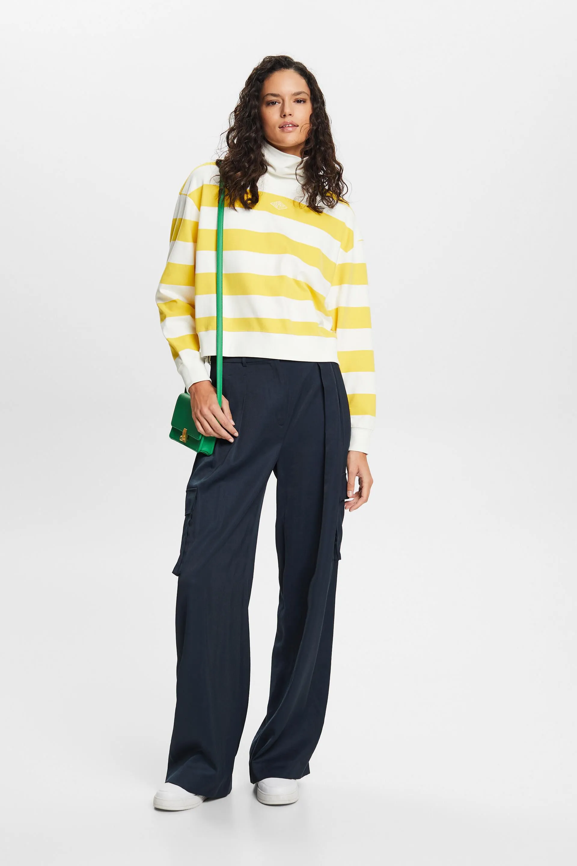 Pullover a righe in cotone