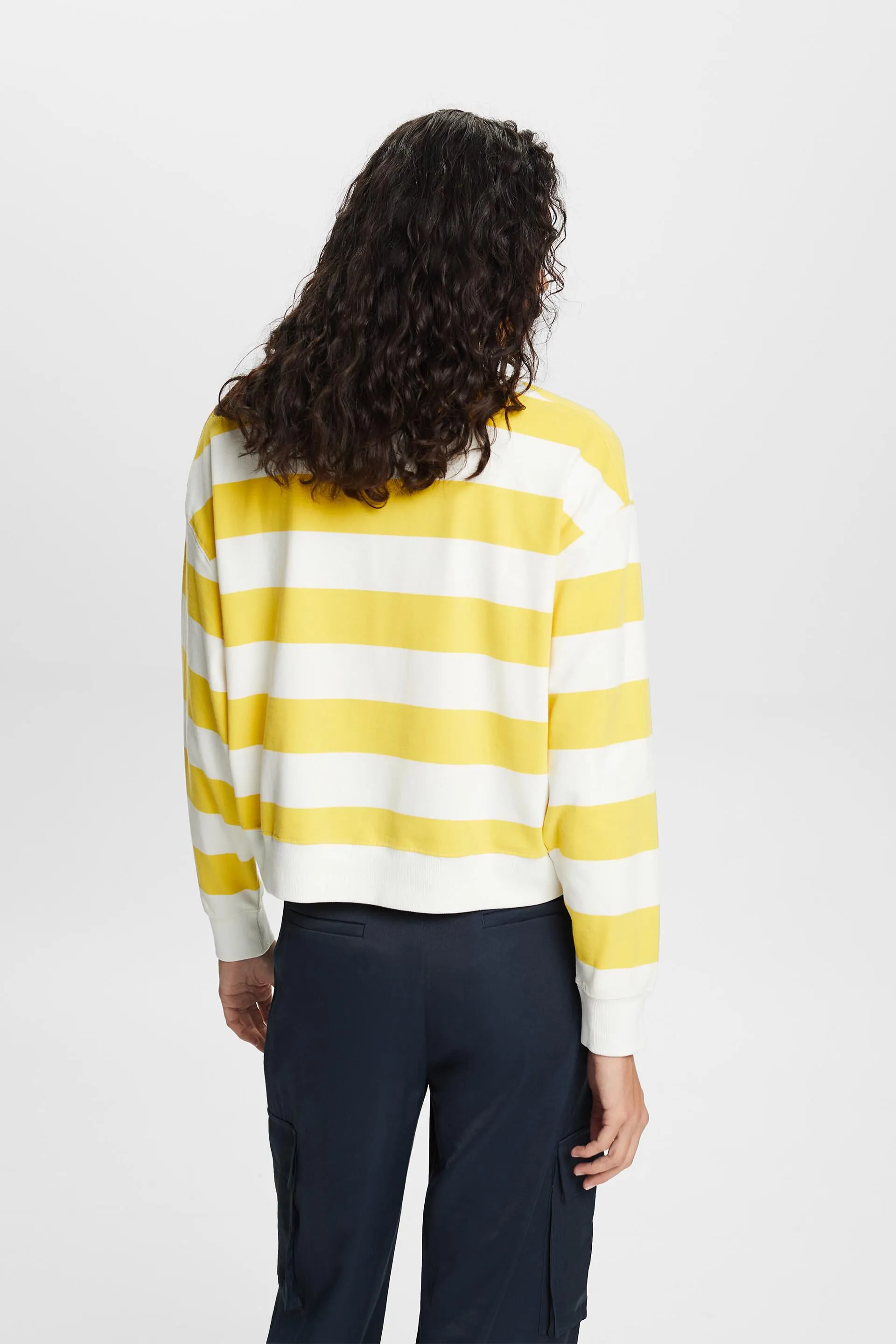 Pullover a righe in cotone