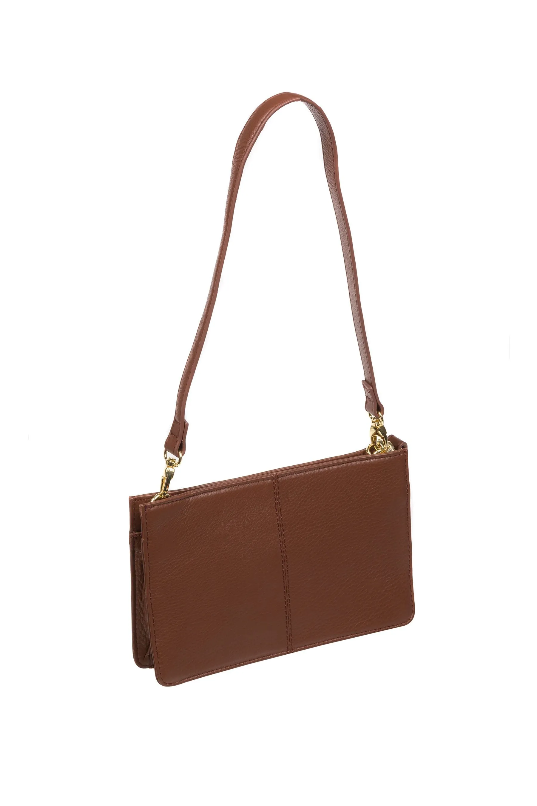 Pure Luxuries London - Layla - Borsa con pochette in pelle nappa