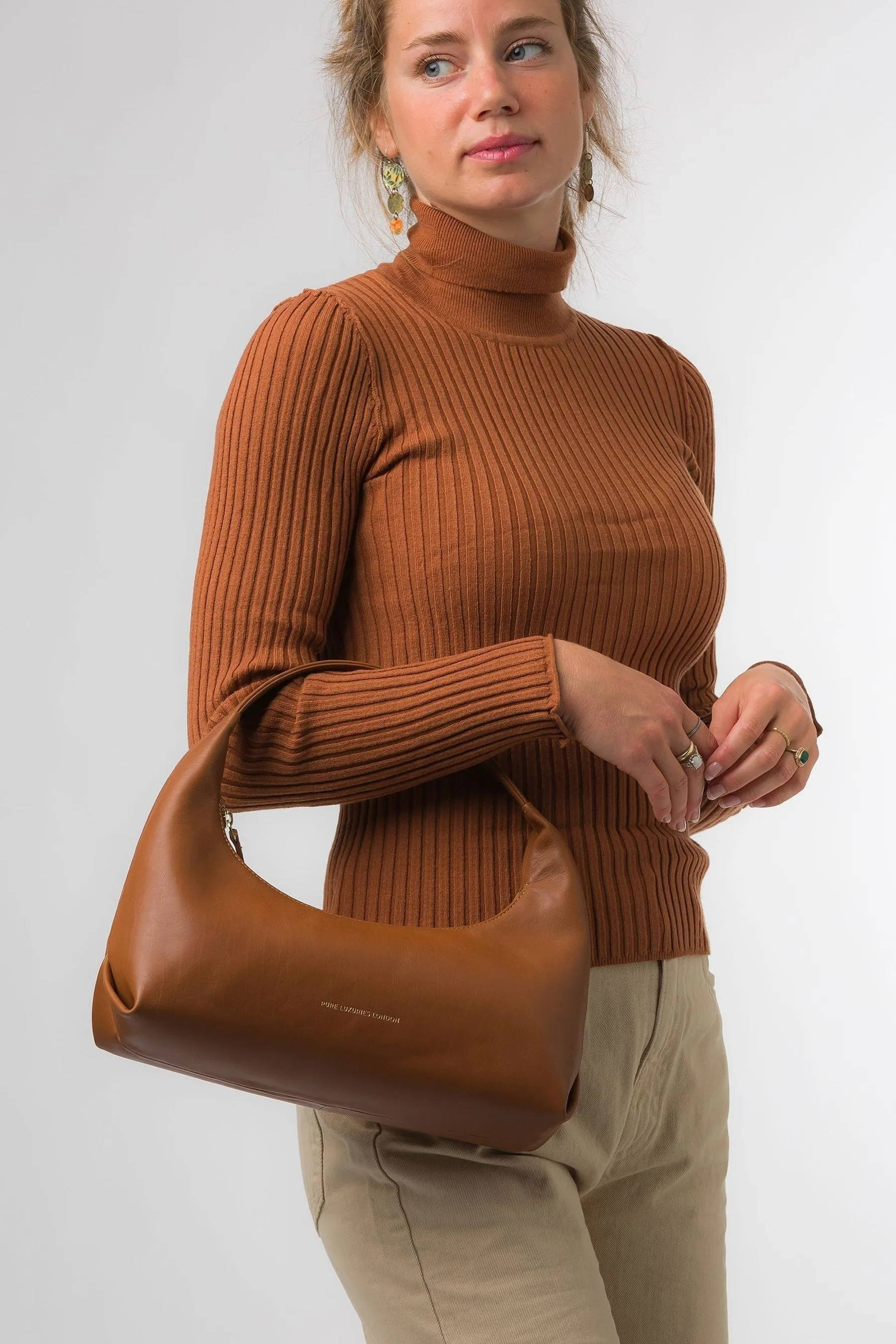Pure Luxuries London - Reese - Borsa con manici in pelle nappa
