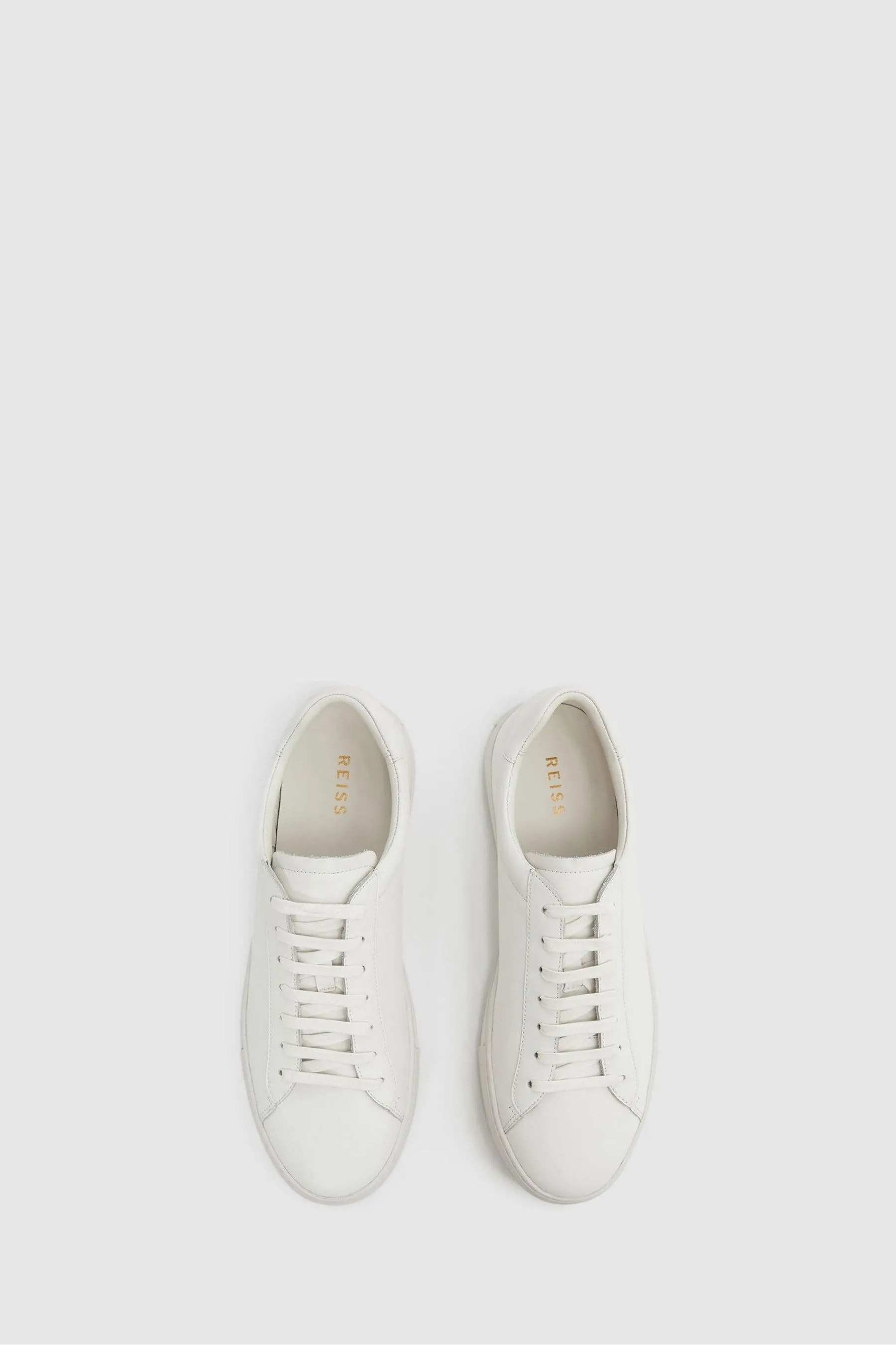 Reiss Finley Scarpe da ginnastica in pelle    