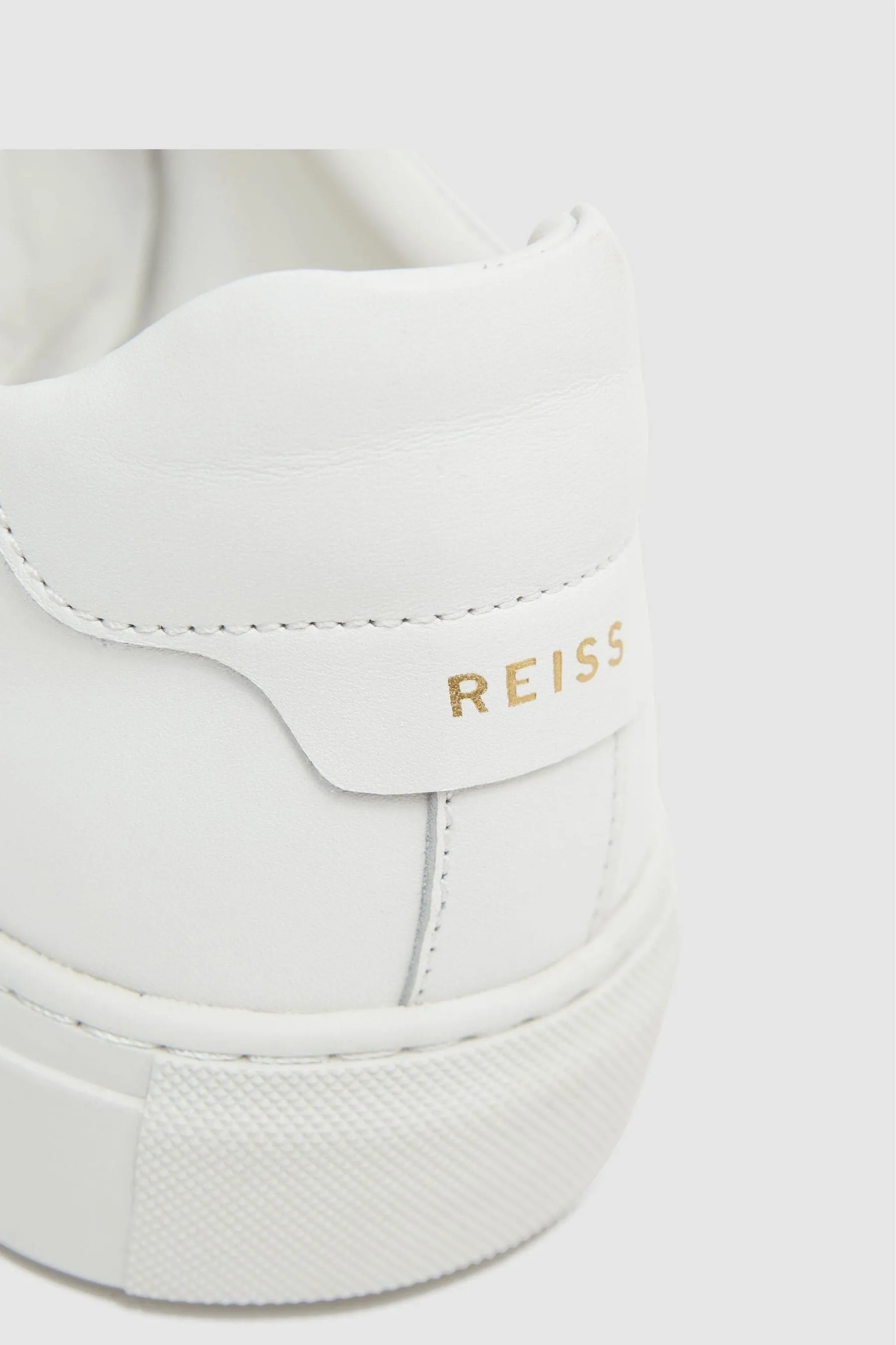 Reiss Finley Scarpe da ginnastica in pelle    
