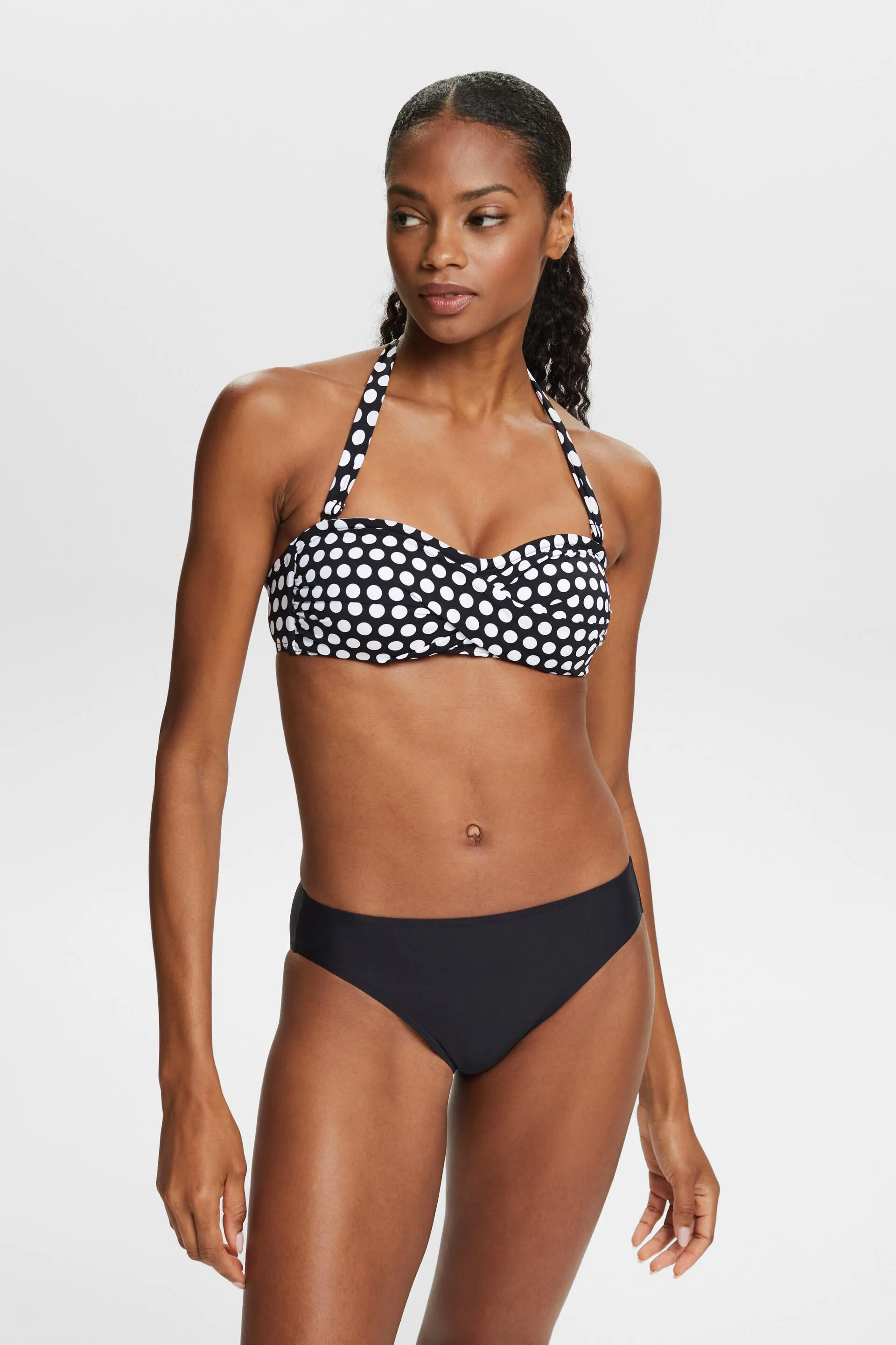 Riciclato: slip da bikini in tinta unita