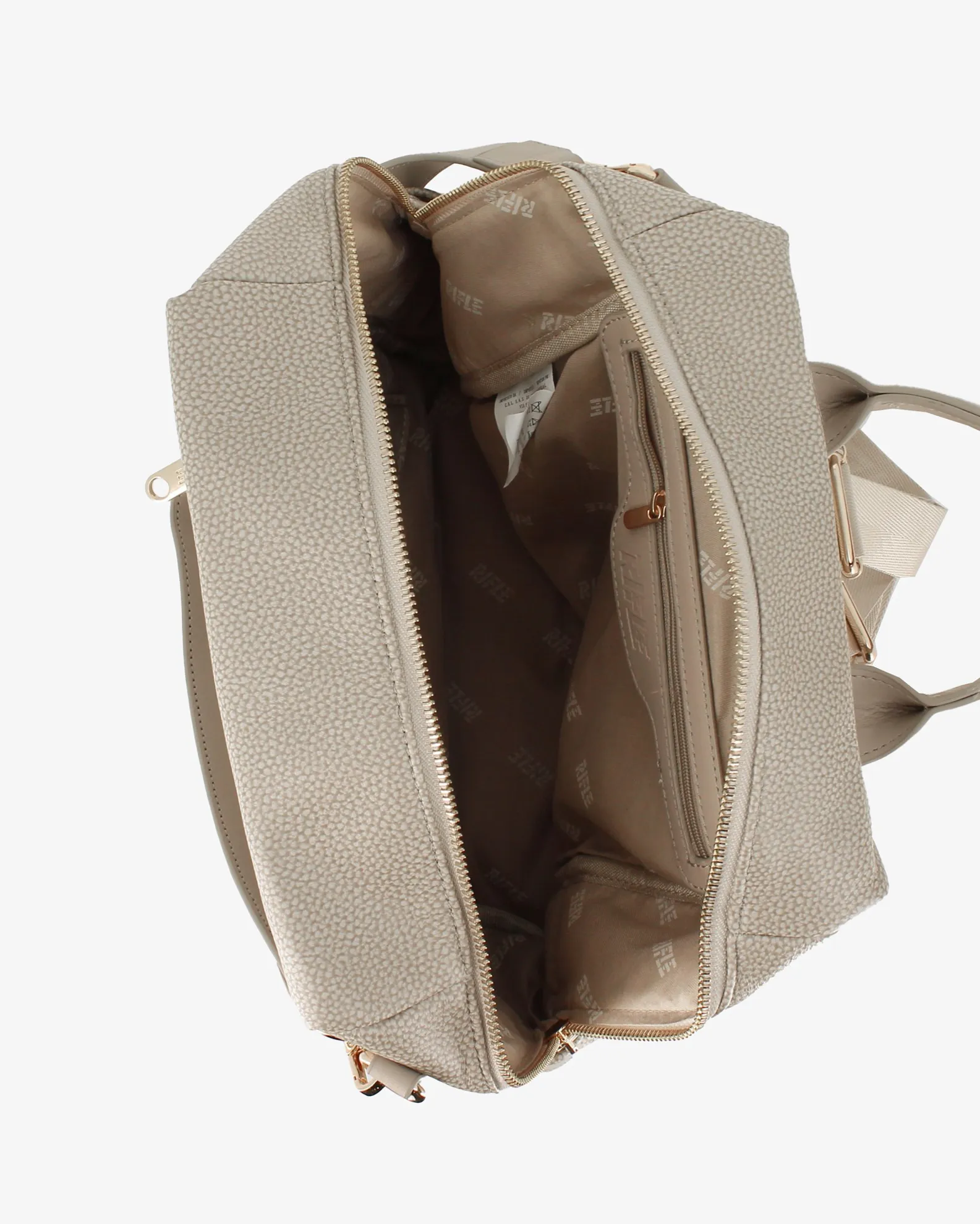 RIFLE - Zaino/Borsa bianco con tascone frontale e tasche laterali                                            Previous productRIF