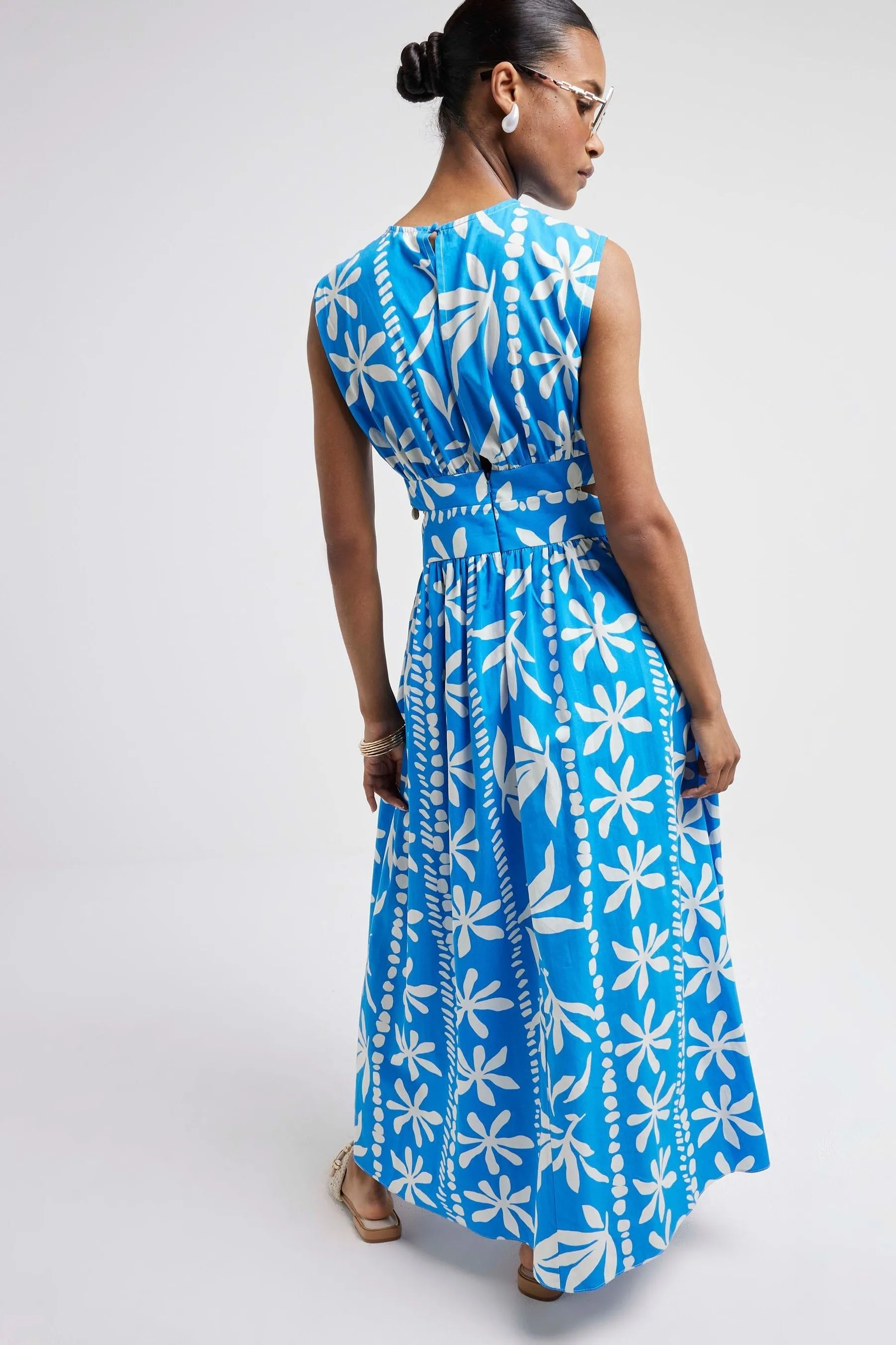 River Island - Abito maxi con cut-out