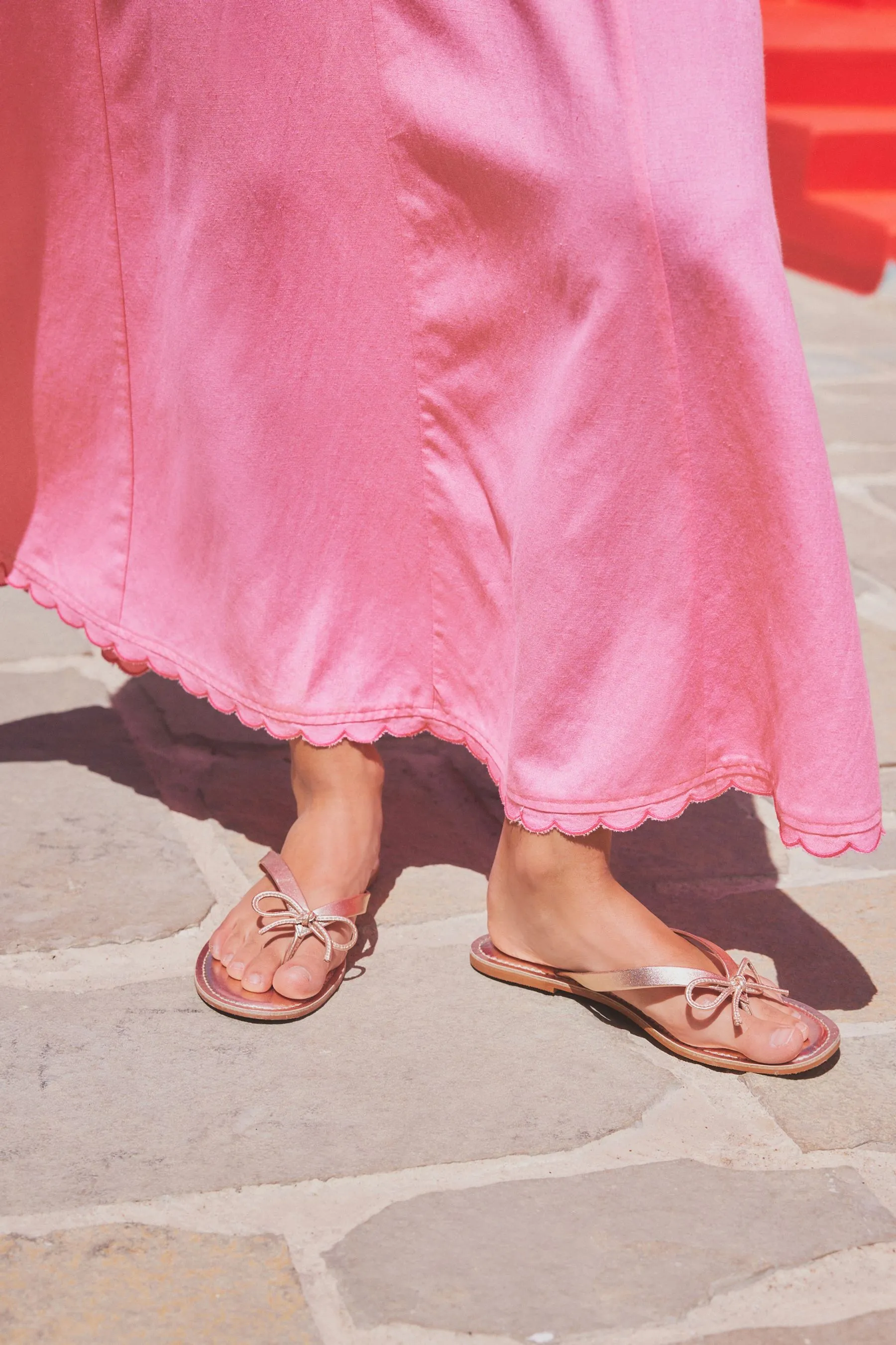 Rosa  - Abito maxi estivo