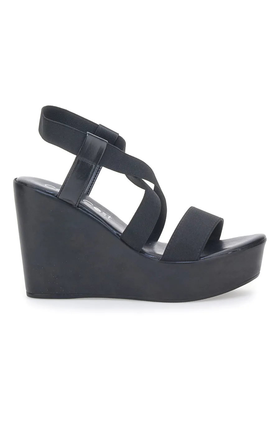 Sandali con Platform Cafe' Cost 1 Neri