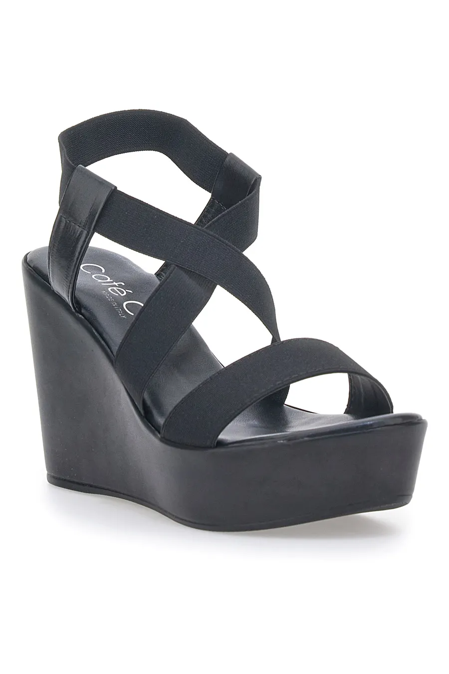 Sandali con Platform Cafe' Cost 1 Neri