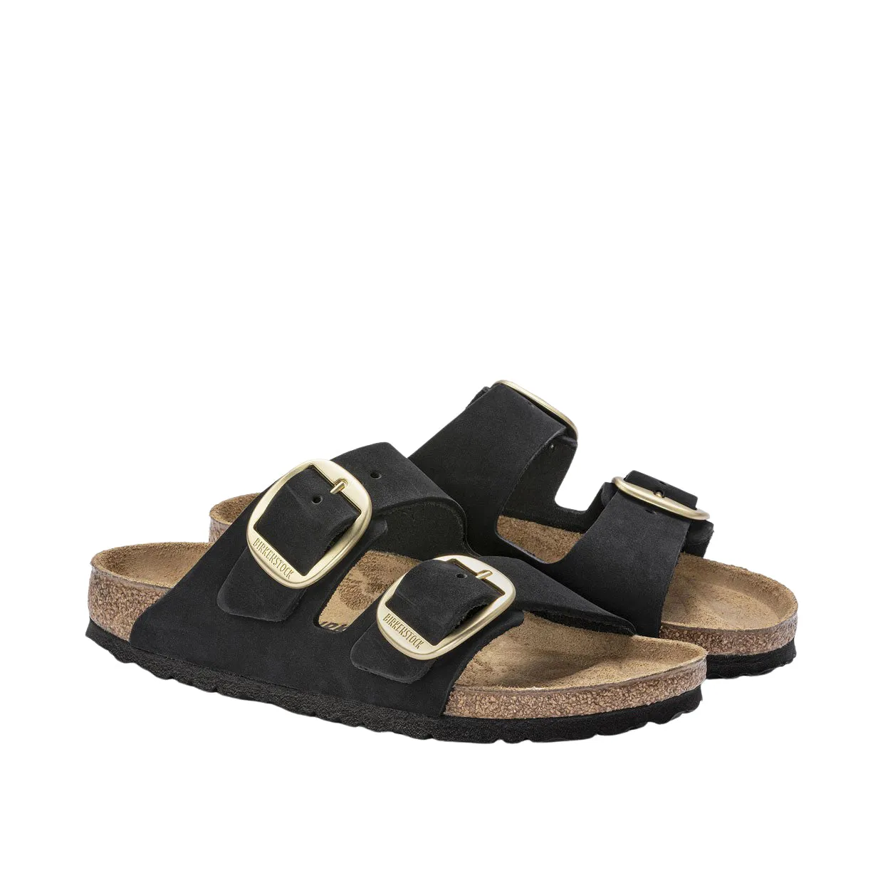 Sandali Donna Birkenstock Arizona Big Buckle Nero / Oro