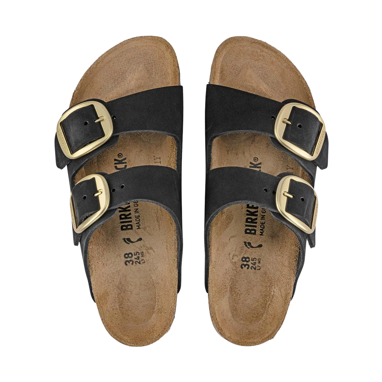 Sandali Donna Birkenstock Arizona Big Buckle Nero / Oro
