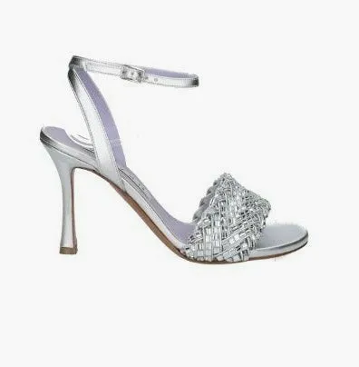 SANDALI FASCIA STRASS ARGENTO