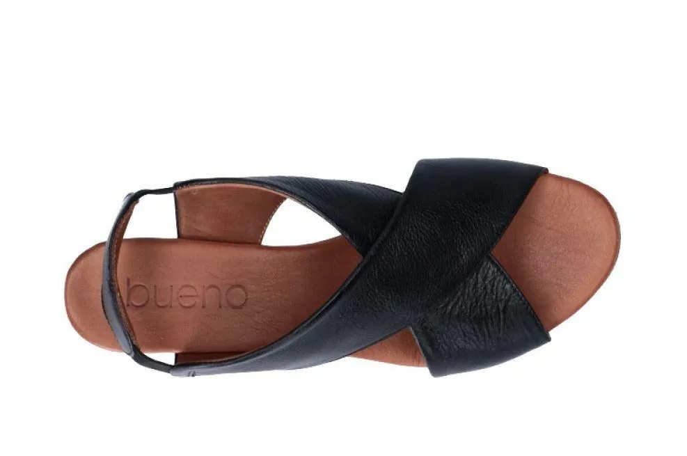 SANDALI IN PELLE TACCO BASSO