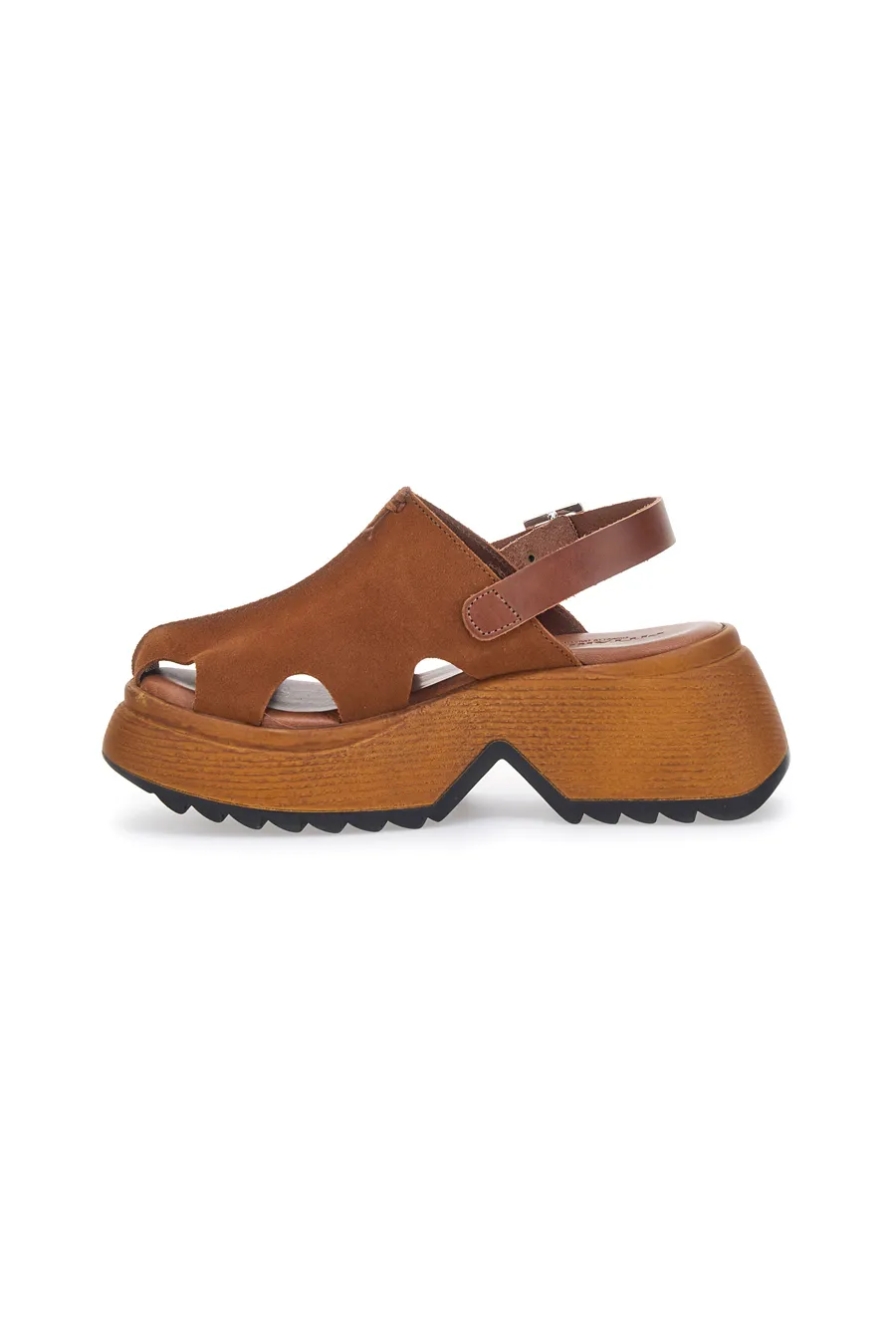 Sandali Platform Pittarello 5573 Marroni Vera Pelle