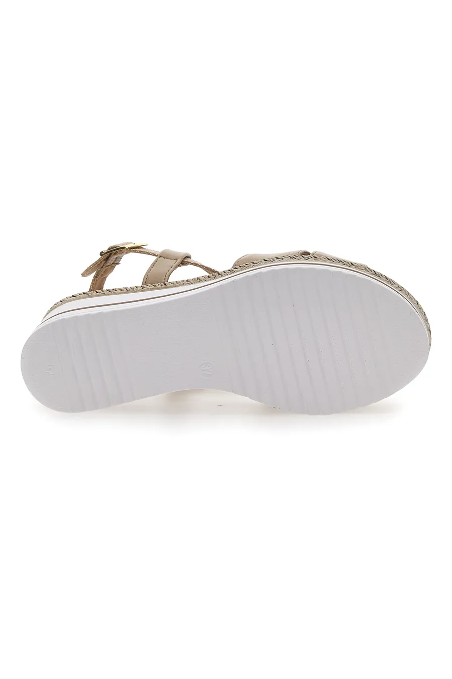Sandali Platform Prima Riga 611109 Beige