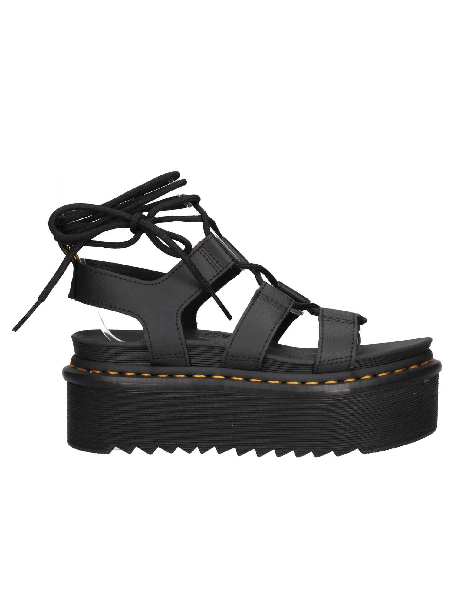 Sandalo platform alla schiava Dr Martens Nartilla XL Athena da donna nero