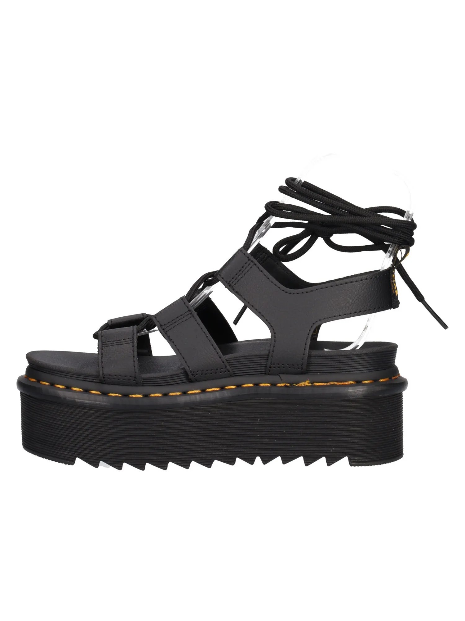 Sandalo platform alla schiava Dr Martens Nartilla XL Athena da donna nero