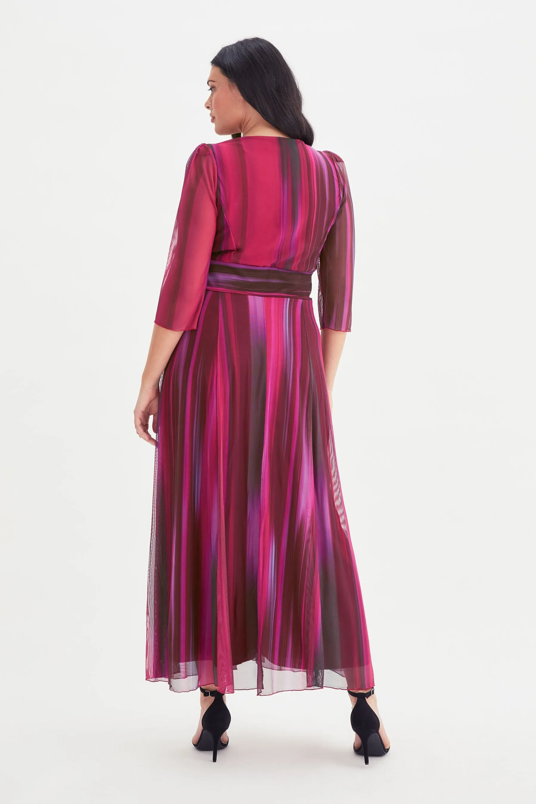 Scarlett & Jo Verity - Abito maxi in Stampa stile ikat