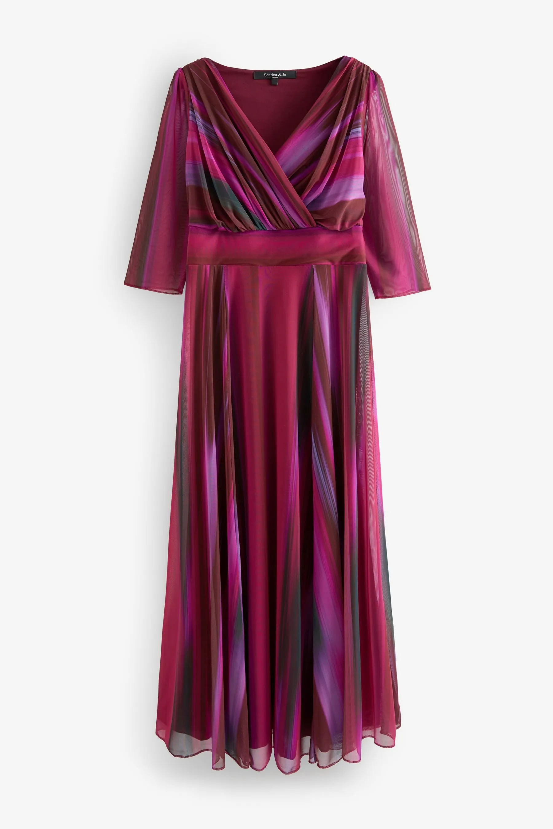 Scarlett & Jo Verity - Abito maxi in Stampa stile ikat